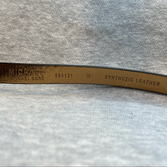 Michael Kors Black Gold medium waist wallet belt bag with chain 554131 Medium - Picture 5 of 8